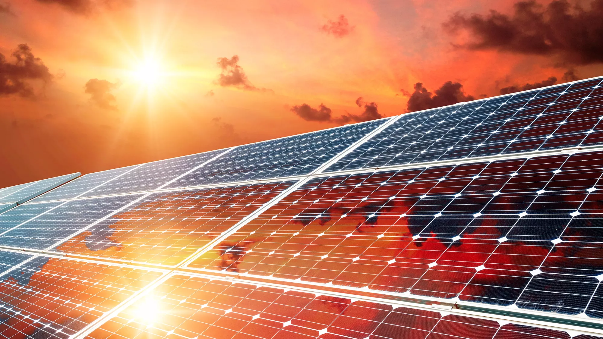 Toit solaire pour symboliser les énergies renouvelables. 