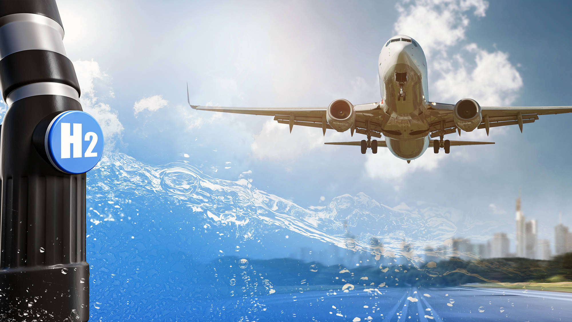 L'hydrogène vert produit par des énergies renouvelables, un carburant neutre en carbone, non polluant, un candidat pour remplacer le kérosène en aviation.
