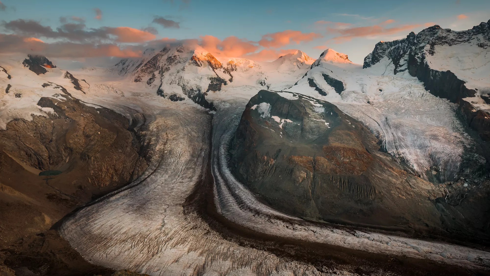 Energies renouvelables : un grand barrage à la place du glacier Gorner.