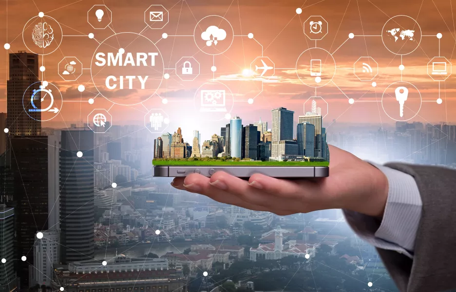 Toute une smart city dans un smartphone. 