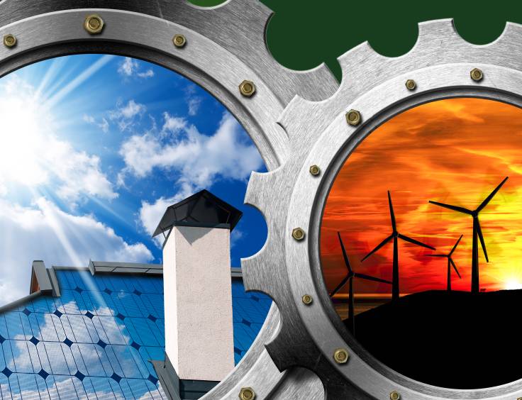 Mix énergétique renouvelable, une présentation des principales énergies renouvelables : solaire, éolienne, hydraulique, biomasse. 
